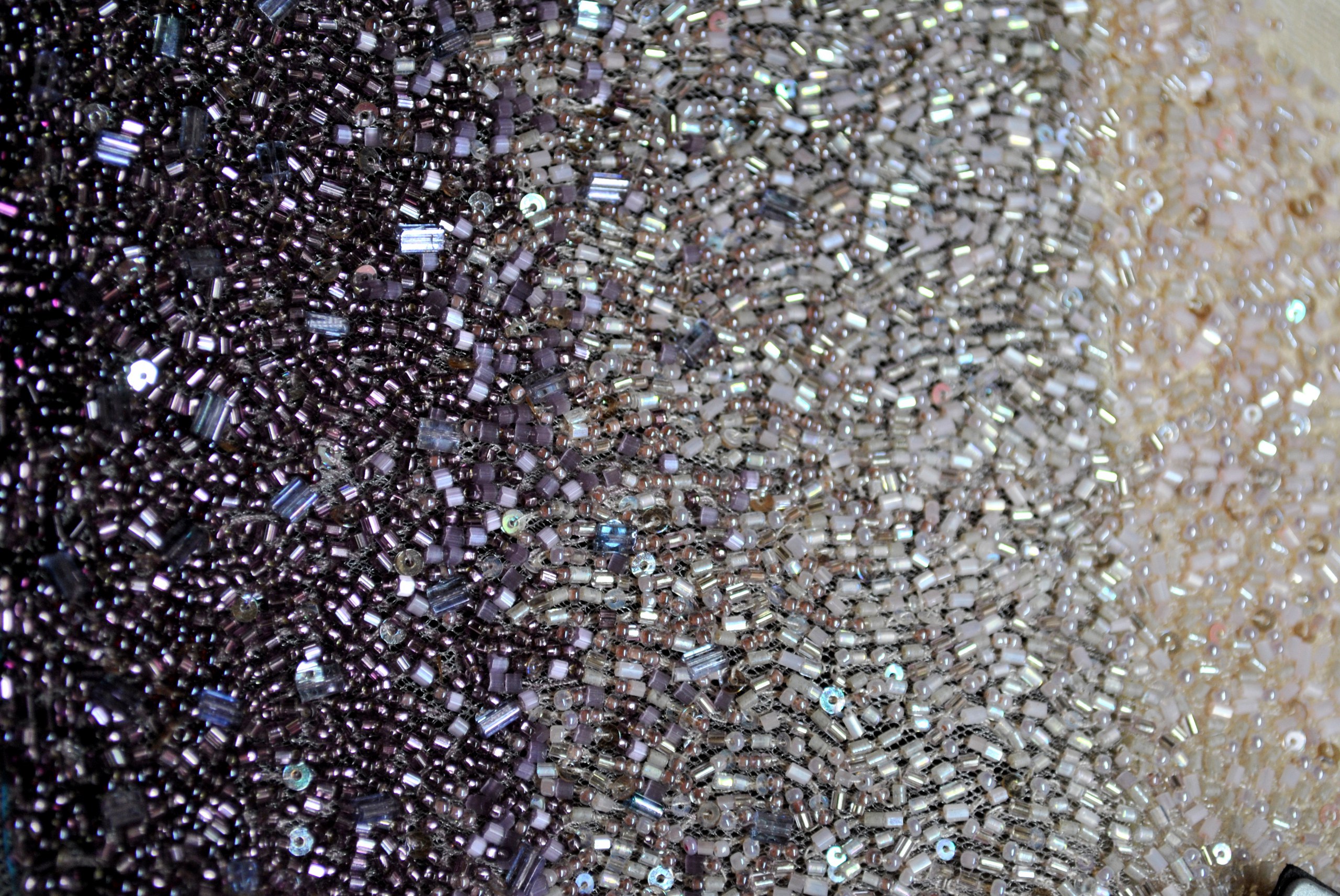 Colorful beads and sequins